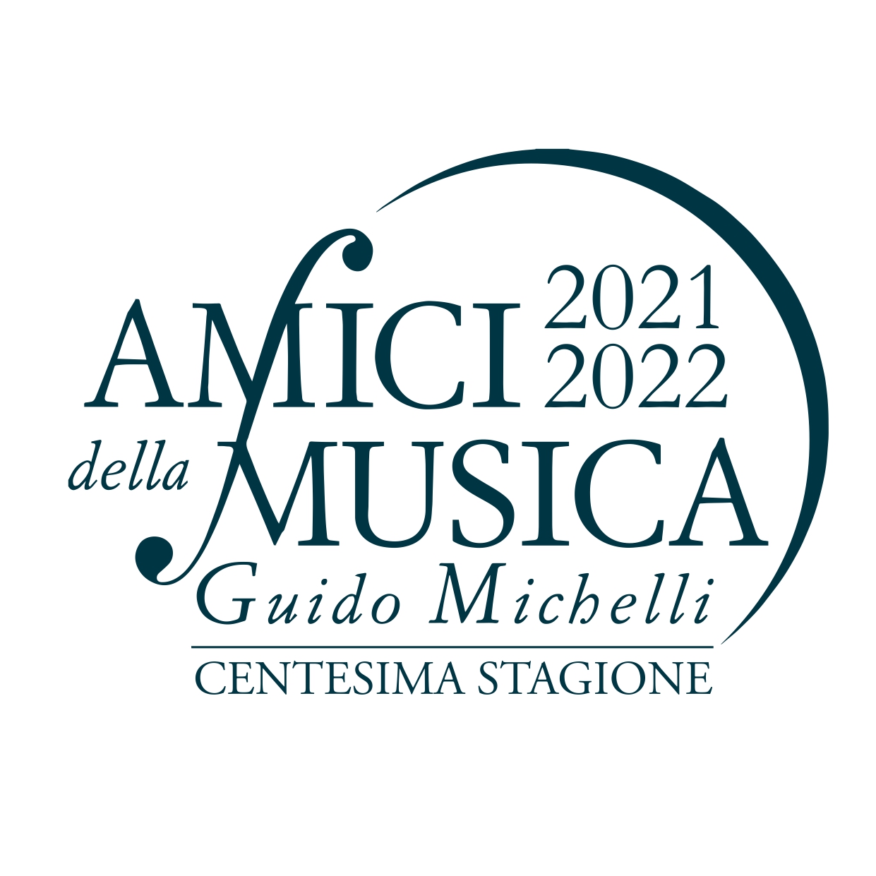 Logo blu Amici della musica